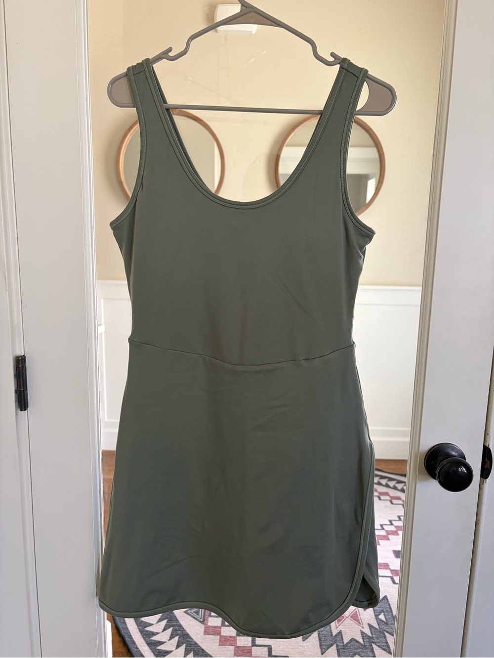 Balance Collection Olive-Tone Scoop Neck tennis or golf Dress